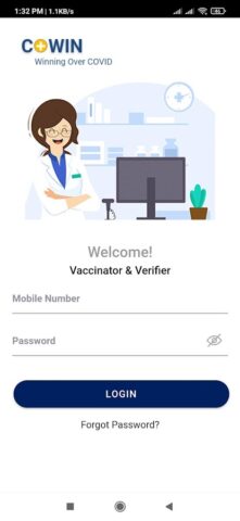 Co-WIN Vaccinator App für Android