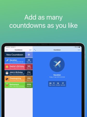 Countdown ◎ für iOS