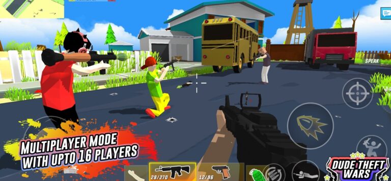 Dude Theft Wars FPS Open World لنظام iOS