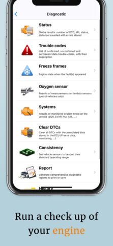 iOS 用 EOBD Facile – OBD2 自動車自己診断