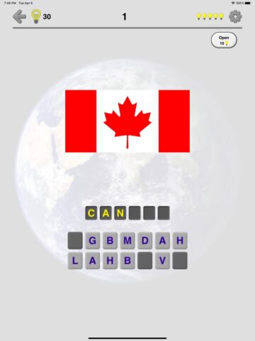 Флаги всех стран мира — Игра для iOS