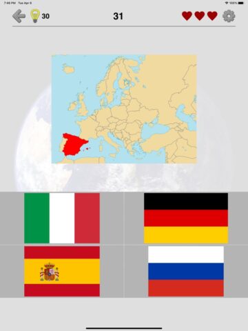 iOS 用 世界のすべての国旗 : 地図と首都