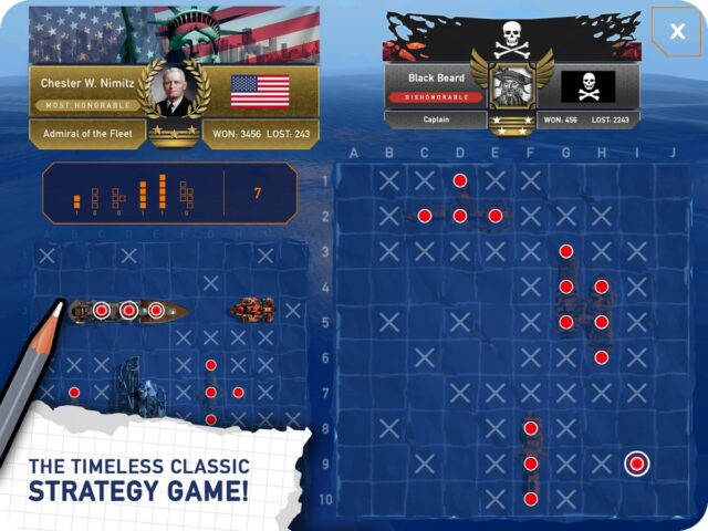 Fleet Battle: Trò chơi bắn tầu cho iOS