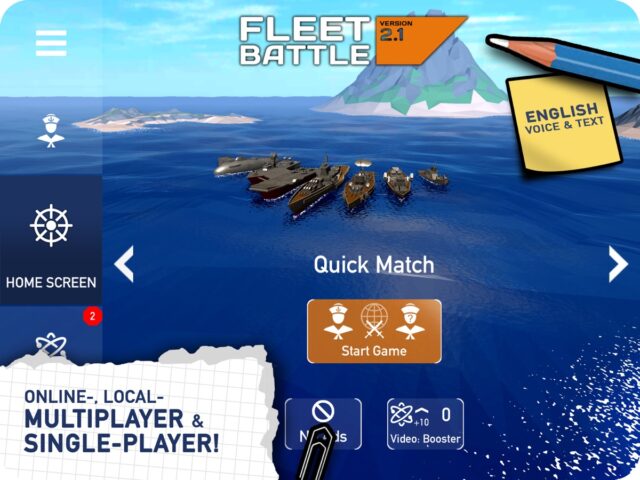 Fleet Battle: Sea Battle game for iOS
