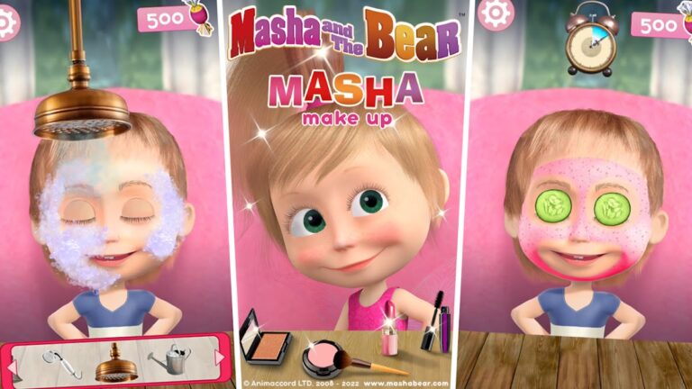 Masha and the Bear: Salon Game لنظام Android