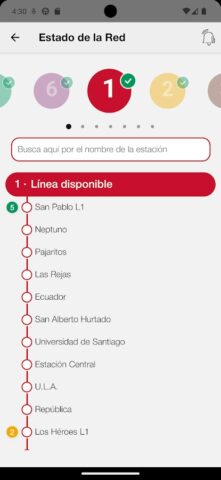 Metro de Santiago Oficial untuk Android
