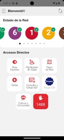 Metro de Santiago Oficial per Android