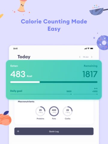 iOS 用 マイ・ダイエット・コーチ : 栄養価計算