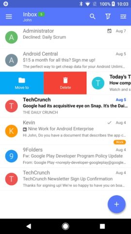 Android 版 Nine – Email & Calendar