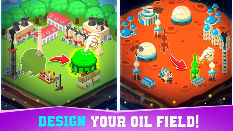 Oil Tycoon idle tap miner game สำหรับ Android