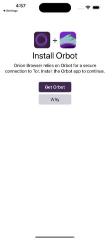 Onion Browser untuk iOS