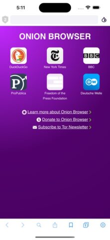 Onion Browser cho iOS