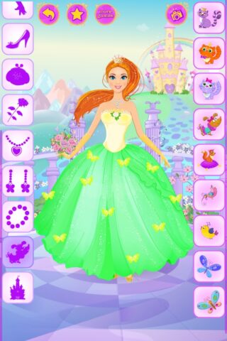 Одевалки Принцессы для девочек для Android