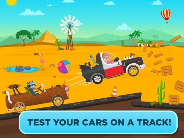 سباق للأطفال – سيارات و ألعاب لنظام iOS