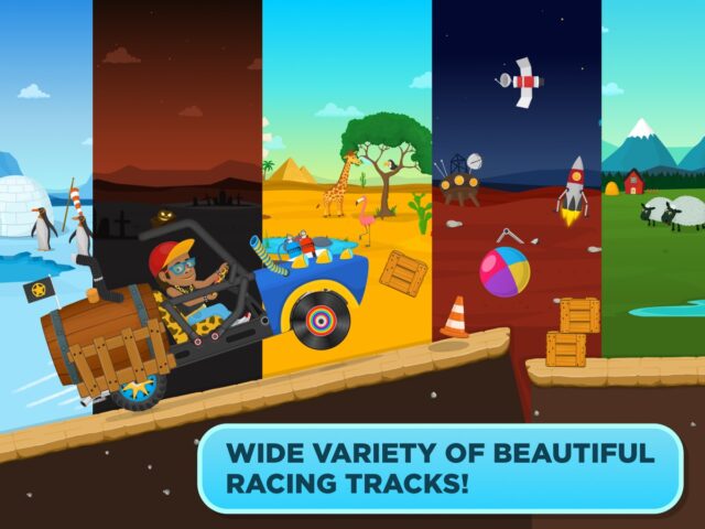 iOS 版 車庫大師 – 兒童模擬駕駛遊戲 赛车. 為孩子們比賽 2+