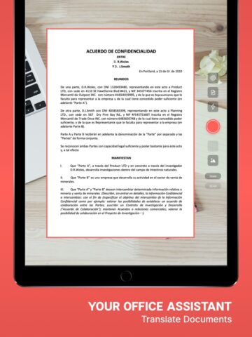 iOS için Tarama & Çeviri+ Metin kapmak