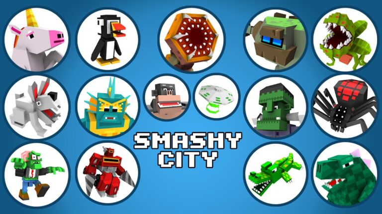 Smashy City — Monster Battles для Android — скриншот 1