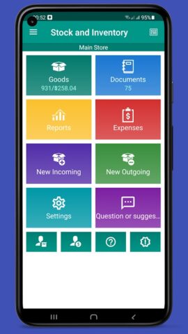 Android 用 Stock and Inventory Simple