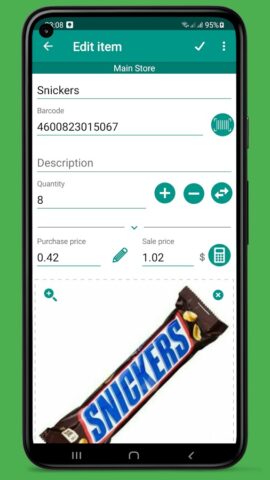 Учет товаров-простой склад 2.0 для Android