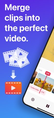 видео слияние:  склеить видео для iOS