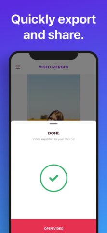 Video Merger □ Montage Video pour iOS