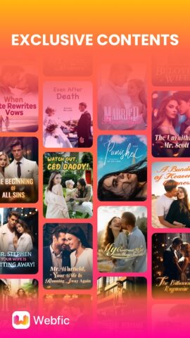 Webfic — Fantastic Reading для Android — скриншот 1