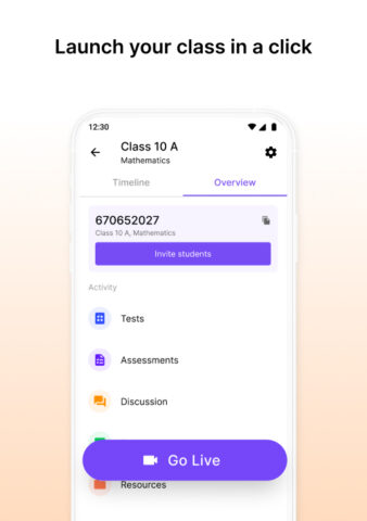 Android 用 Wise – Online Teaching app