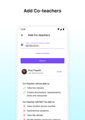 Wise – Online Teaching app สำหรับ Android
