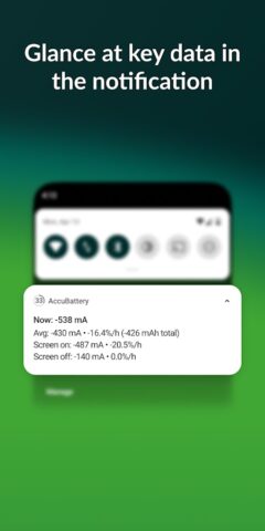 Accu​Battery – البطارية لنظام Android