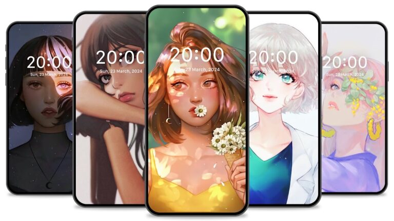 Girly Wallpaper -красивые обои для Android