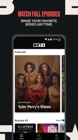 BET NOW – Watch Shows per Android