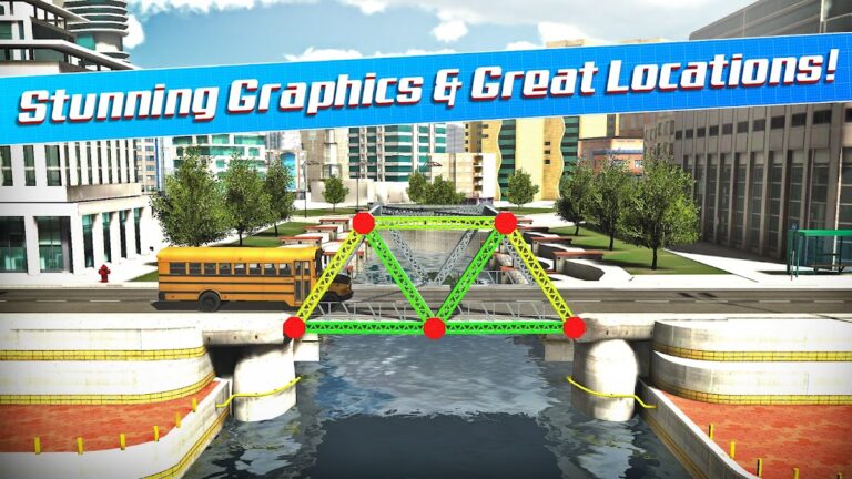 Bridge Construction Simulator для Android — скриншот 2
