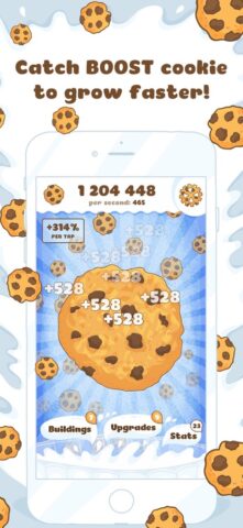 iOS 用 クッキークリッカー。 遊休 ゲーム