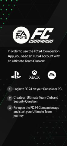 iOS 版 EA SPORTS FC™ 24 Companion