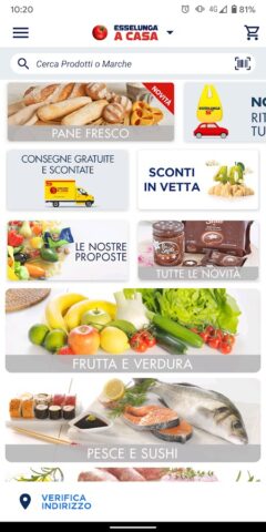 Esselunga OnLine для Android — скриншот 1