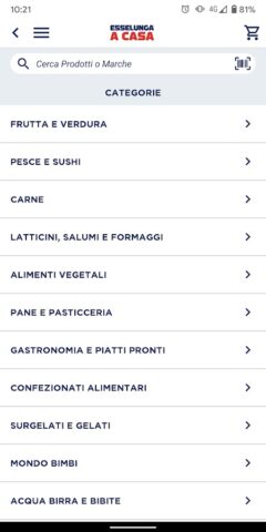 Esselunga OnLine для Android — скриншот 2