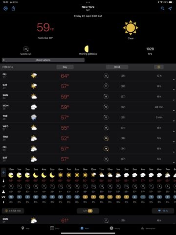 Foreca Weather untuk iOS