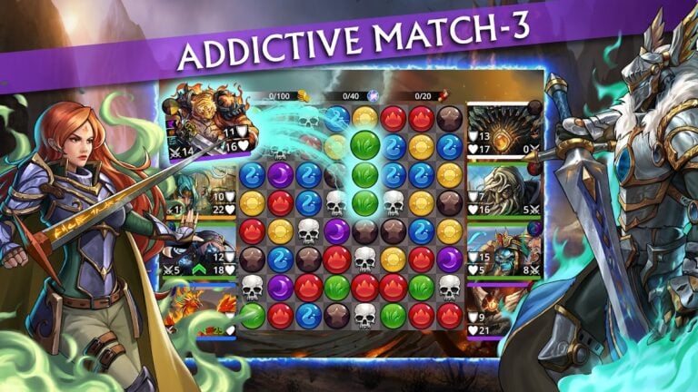 Gems of War – RPG Match 3 pour Android