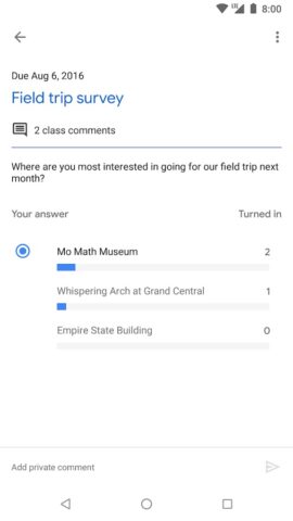 Android 用 Google Classroom