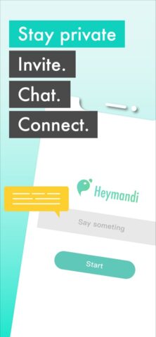 iOS 用 Heymandi:New Friends via Words