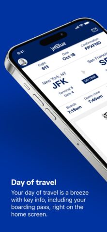 JetBlue – Book & manage trips cho iOS
