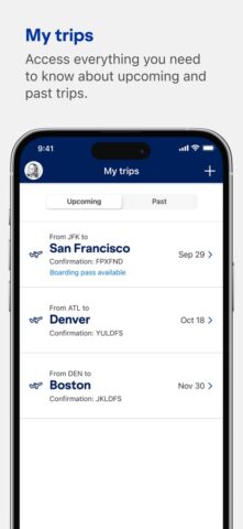 JetBlue – Book & manage trips per iOS