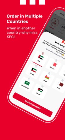 KFC UAE – Order Food Online per iOS