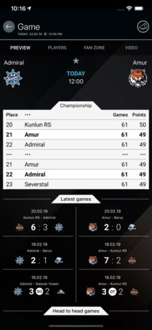 KHL for iOS