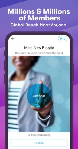 Kik — Messaging & Chat App لنظام Android