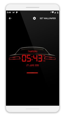 LED Digital Clock Wallpaper для Android — скриншот 5