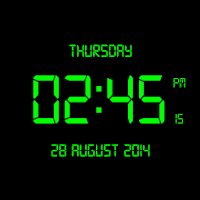 LED Digital Clock Wallpaper для Android