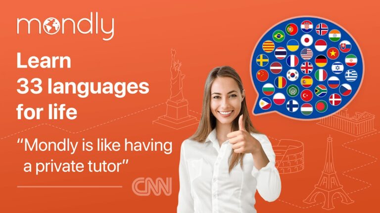 Учите 33 языка — Mondly для Android