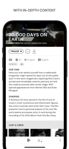 MUBI: Stream Great Cinema for iOS