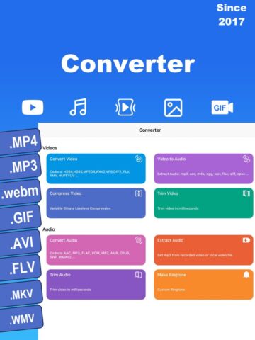 Media Converter – video to mp3 لنظام iOS